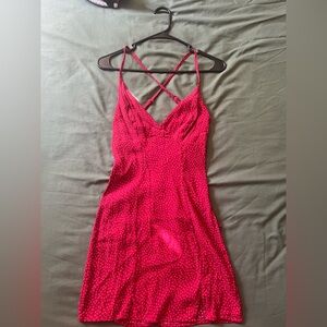 Kimchi Blue Hana Strappy Back Halter Mini Dress